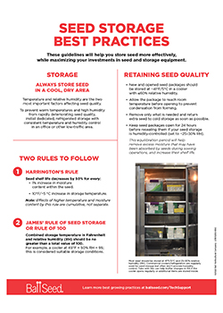 Seed Storage Brochure