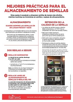 Seed Storage Brochure (Spanish)