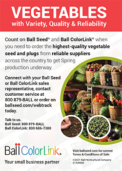 Print Ad - Ball Seed Vegetables