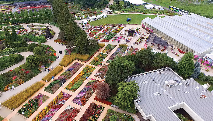 Aerial shot of Ball Customer Days